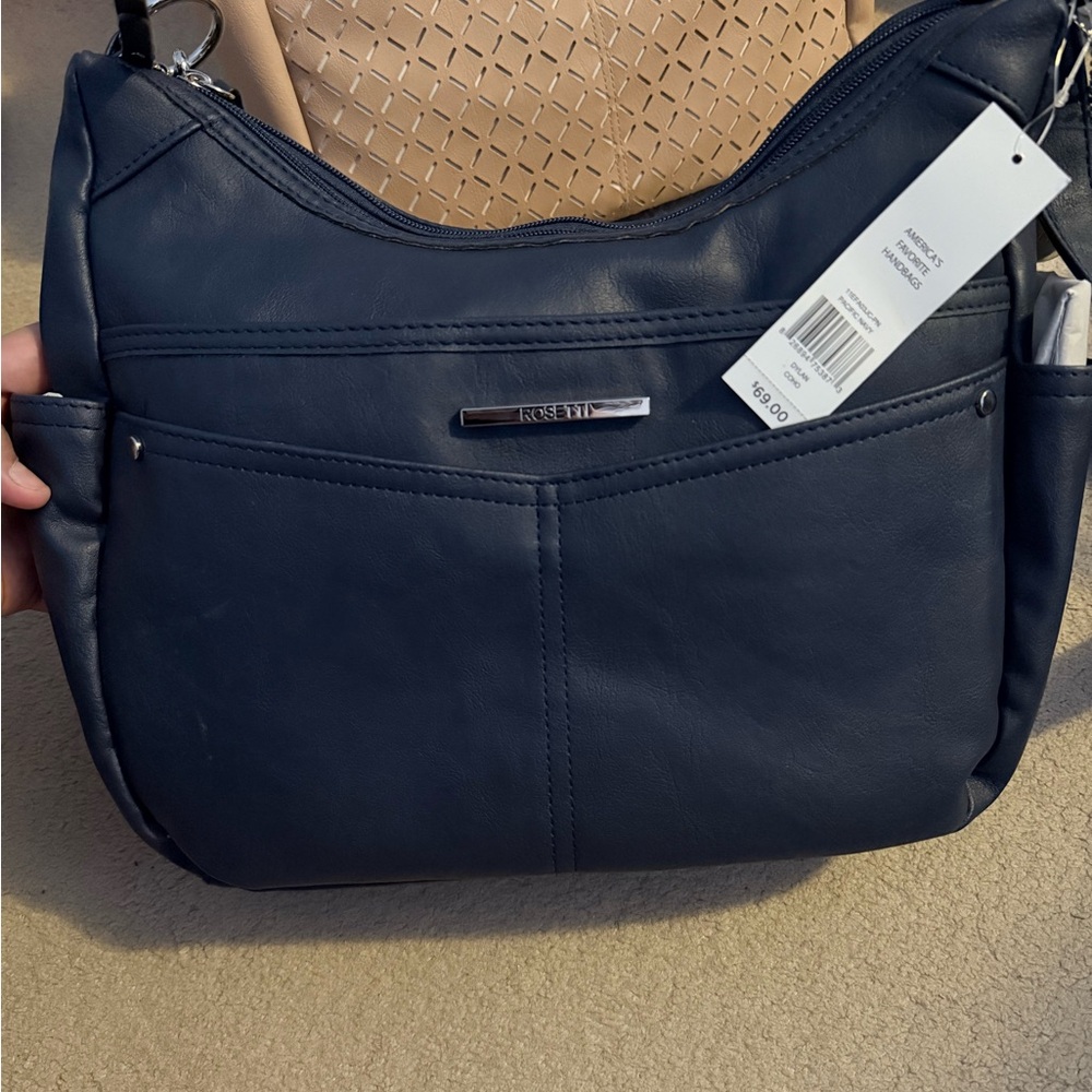 Rosetti Dark Black Shoulder Bag